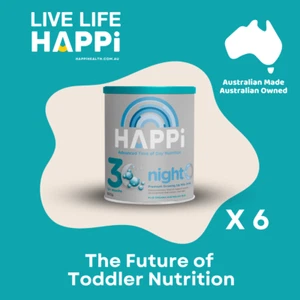Happi Night Toddler Milk Drink Stage 3 600g x 6 - Picture 1 of 4