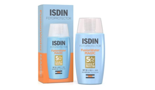 ISDIN Fusion Water Magic SPF50 50ml | Daily facial sun cream | Ultra-light te...