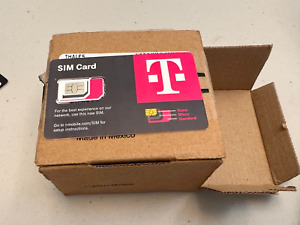 (Lot of 50) New T-Mobile 5G Sim Cards