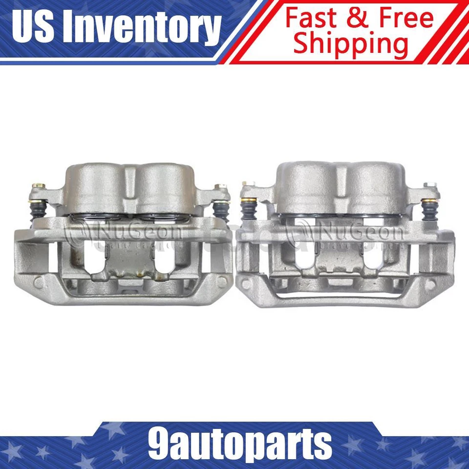 Par de pinzas de freno de disco delanteras con soporte para Ford F-150 Heritage 2004 Foto 1 de 4