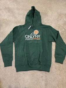 Only NY Sweatshirt Mens XSmall XS Green Pullover Hoodie Long Sleeve New York Fit - Picture 1 of 4