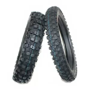 KENDA CARSBAD 14 Inch Front + 12 Inch Rear Tyre Tire + Tubes PIT PRO Dirt Bike - Picture 1 of 10