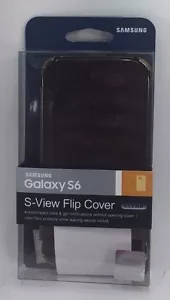 Samsung - EF-ZG920BFEGUS - Galxy S6 View Flip Cover klar - gold - Bild 1 von 2