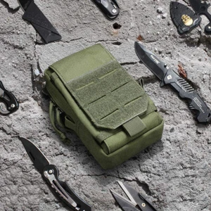 Tactical Molle Pouch EDC Utility Gadget Outdoor Men Waist Bag Cell Phone Pocket - Picture 1 of 6