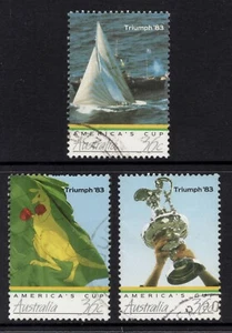 AUSTRALIA 1986  AUSTRALIAN VICTORY IN  AMERICA'S CUP, 1983 SET  VFU - Picture 1 of 1