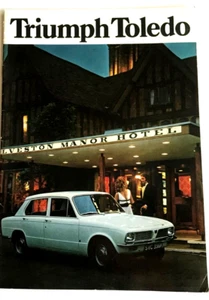 1972 TRIUMPH TOLEDO (BRITISH LEYLAND): CAR BROCHURE: 12 PAGES **FREE SHIP USA - Picture 1 of 4