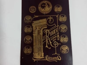 Cabinet Card J.F. Ryders Cleveland Ohio 1 Of A Kind c.1890 President Garfield - Picture 1 of 12