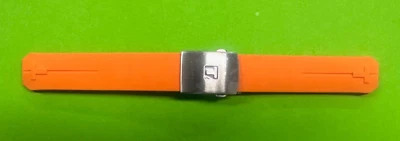 Pulseira e fivela de relógio TISSOT T640.1AA laranja 20 mm NOVA - Imagem 1 de 4