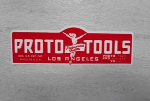 Proto Tools décalcomanie Los Angeles autocollant ROUGE boîte à outils graphique restauration choisir la taille - Photo 1/2