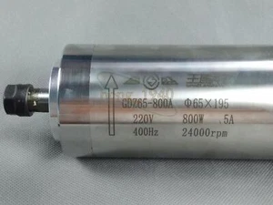 GDZ-65-800A CNC Water Cooling Spindle Motor Engraving Milling Grind 0.8KW 220V - Picture 1 of 1