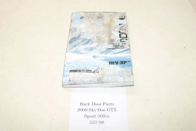 2009 Ski-doo Gtx 500ss Sport Xp Owners Operators Manual Book - Image 1 of 4