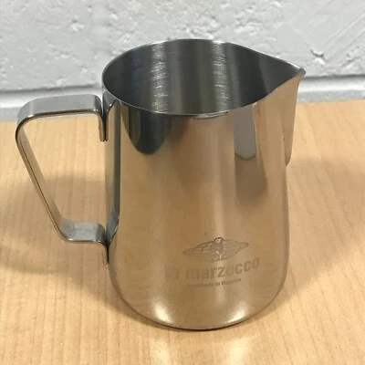 La Marzocco Genuine Branded 350ml Milk Jug Pitcher Stainless Steel (F.3.044) - Image 1 of 4