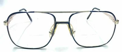 Marcos de gafas Marchon Aviator esmalte azul 52/15 Marcolin 125 mm #6032 Italia Foto 1 de 4