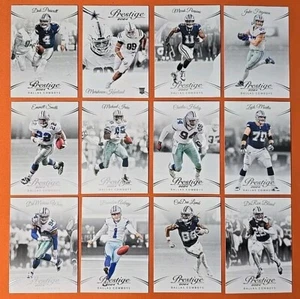 🔵⭐️⚪️ 2024 PRESTIGE DALLAS COWBOYS COMPLETE BASE TEAM SET (12 CARD LOT) ⚪️⭐️🔵 - Picture 1 of 5