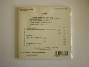 Teatime, Garry Todd, CD - Picture 1 of 1