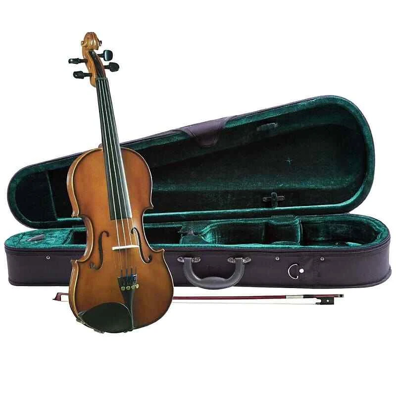 Brand New Cremona SV-130 Violin Outfit with Case and Bow - Half 1/2 Size - Image 1 of 1