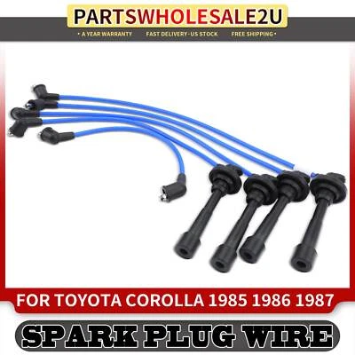 Комплект из 5 новых проводов свечей зажигания для Toyota Corolla 1985 1986-1987 1,6 л 9091921362 - Изображение 1 из 4