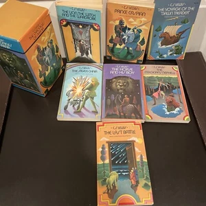 C.S. Lewis 'The Chronicles of Narnia' Vintage 1970's Collier Box Set Books - Bild 1 von 14