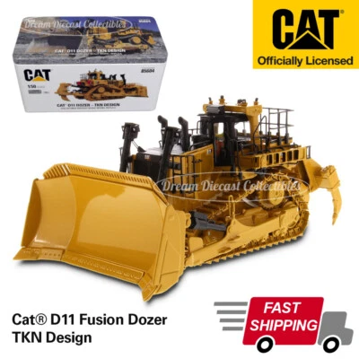 1:50 CAT CATERPILLAR D11 FUSION TRACK TYPE TRACTOR DOZER DIECAST MASTERS 85604 - Image 1 of 4