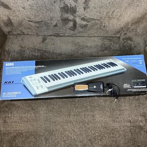 KORG K61 Keyboard MIDI Studio Controller Used with Box - Picture 1 of 3