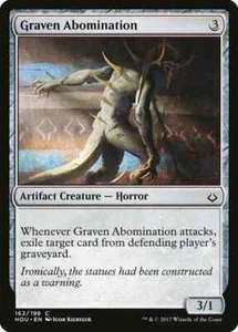 GRAVEN ABOMINATION X 4 N/M- HOUR OF DEVASTATION MAGIC THE GATHERING - Picture 1 of 1