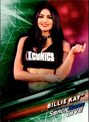 BILLIE KAY 2019 Topps WWE Smackdown Green Base #10 Wrestling Card Jessica McKay - Image 1 of 3