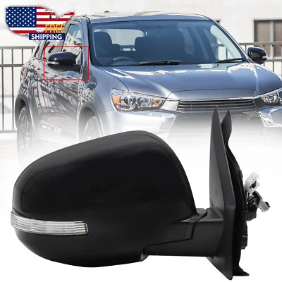 Black Rear View Mirror for Mitsubishi Outlander Sport/ASX 2014-19 Right Side Foto 1 de 4