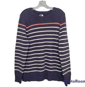 The North Face Sweater Womens XL Multicolor Striped Long Sleeve Pullover - Picture 1 of 8
