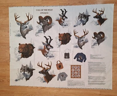 Wildlife Appliques тканевая панель «Зов дикой природы» — большая игра - Изображение 1 из 4