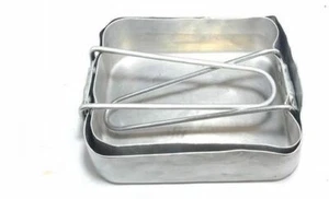 Original set of 2 x British army surplus mess tins / camping pans - Picture 1 of 1