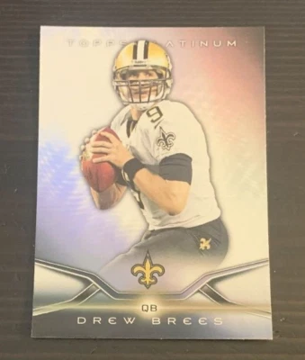 2014 Topps Platinum DREW BREES #18 Saints - Image 1 of 2