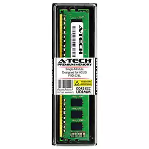 4GB 1Rx8 PC3L-12800E ECC UDIMM ASUS P9D-C/4L M4N68T-M LE P6X58-E WS Speicher RAM - Bild 1 von 2