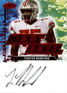 2022 SAGE HIT Next Level Autographs Red #NLSTM Thayer Munford Auto - NM-MT - Picture 1 of 1