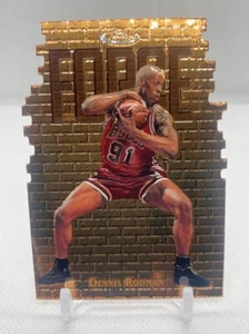 1997 Topps Finest Force #167 Dennis Rodman Bronze Die Cut • The Worm!! 🐺🔥 - Picture 1 of 5