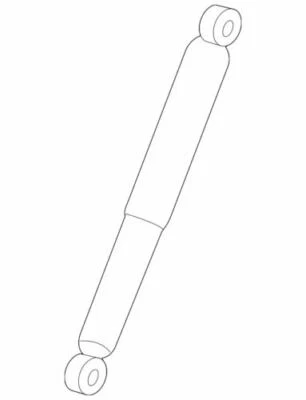 Genuine GM 2016-2019 Chevrolet Sierra Left Or Right Rear Shock Absorber 84043225 - Image 1 of 2