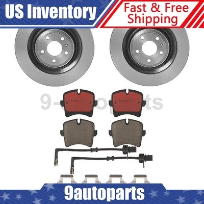 Комплект задних тормозов Brembo дисковые роторы керамические колодки для Audi S6 2013-2018 годов выпуска - Изображение 1 из 4