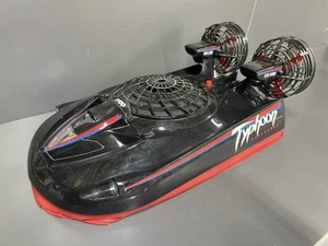 Vintage Tyco 9.6V Typhoon Hovercraft Parts / Repair (No Remote) Torn Skirt Black - Picture 1 of 11