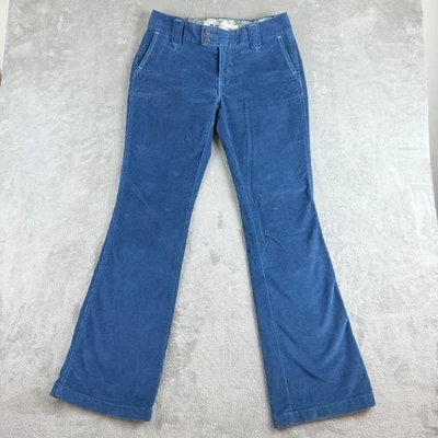 Pantalones Gap Mujer 4R Azul Teal Pana Elastizados Largo Y Delgado Corte Bota Vaquera Foto 1 de 4