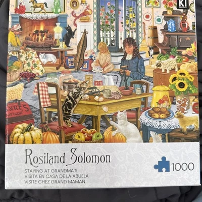 KI Puzzles 1000 Piece Roland Solomon Staying At Grandma’s Complete See Pictures! - Image 1 of 3