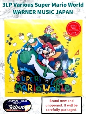 Nintendo Super Mario World Soundtrack WQJL195/197 Various 3LP record set 2025 - Image 1 of 4