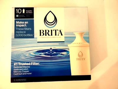 Brita 987554 Pitcher Replacement Filters  10 Pack Fits All Pitchers & Dispensers - Image 1 of 2