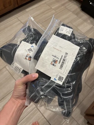 Two NWT Dog Harness Nylon Adjustable Rabbitgoo Black No Pull Chest Large - Image 1 of 4