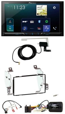 Pioneer 2DIN DAB USB Lenkrad Bluetooth Autoradio für Nissan Note E11 2009-2013 - Bild 1 von 4