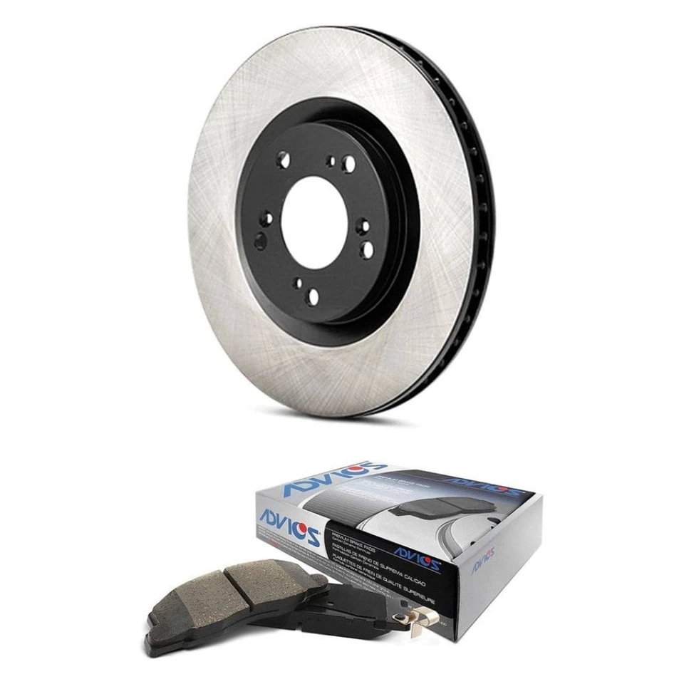 For Toyota Highlander 2008-2015 Advics 2-Pc Brake Rotor Kit Foto 1 de 1