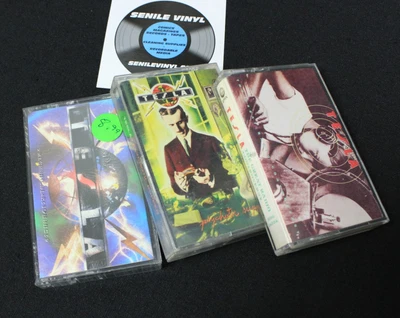 Lot of Tesla Cassettes Mechanical Resonance, Radio Controversy, Psychotic Supper Foto 1 de 4