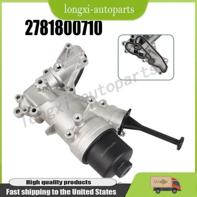 Engine Oil Filter Housing 2781800710 fits Mercedes G63 E550 CLS63 S550 E63 11-19 Foto 1 de 4