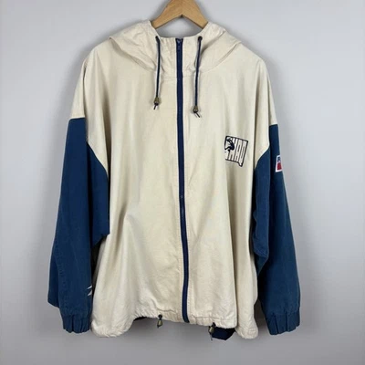 Chaqueta De Colección Años 90 Y2K Para Hombre Grande Reebok Shaq Pepsi Lona Con Capucha Cremallera Completa L Foto 1 de 4