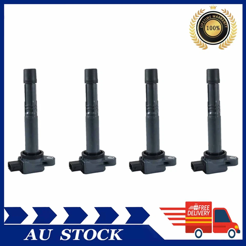 Bobina de encendido nueva 4 piezas para Honda Civic Accord Euro Integra CR-V Odyssey S2000 AU Foto 1 de 4