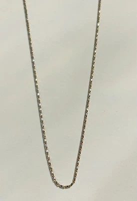 Cadena/collar Raso de oro blanco y rosa de 14kt Foto 1 de 4