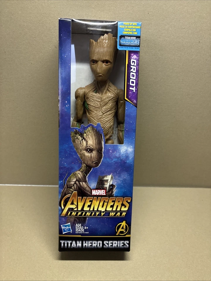 Figura de acción Hasbro Marvel Avengers Infinity War Groot 12" - Serie Titan Hero Foto 1 de 4